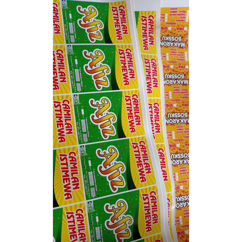 

Cetak Stiker Bontak A3+