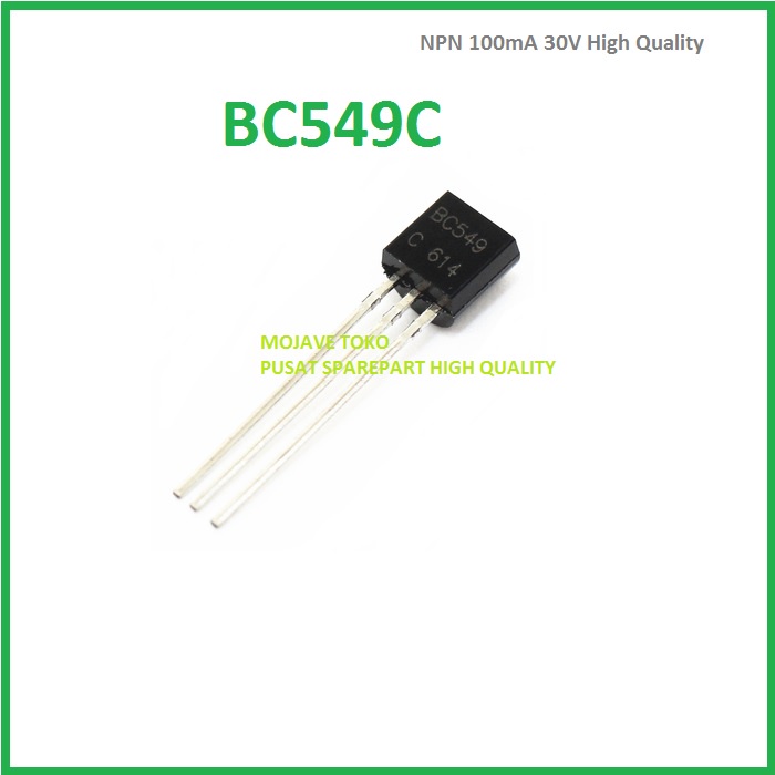 BC549C BC549 549 Transistor NPN 100mA 30V High Quality
