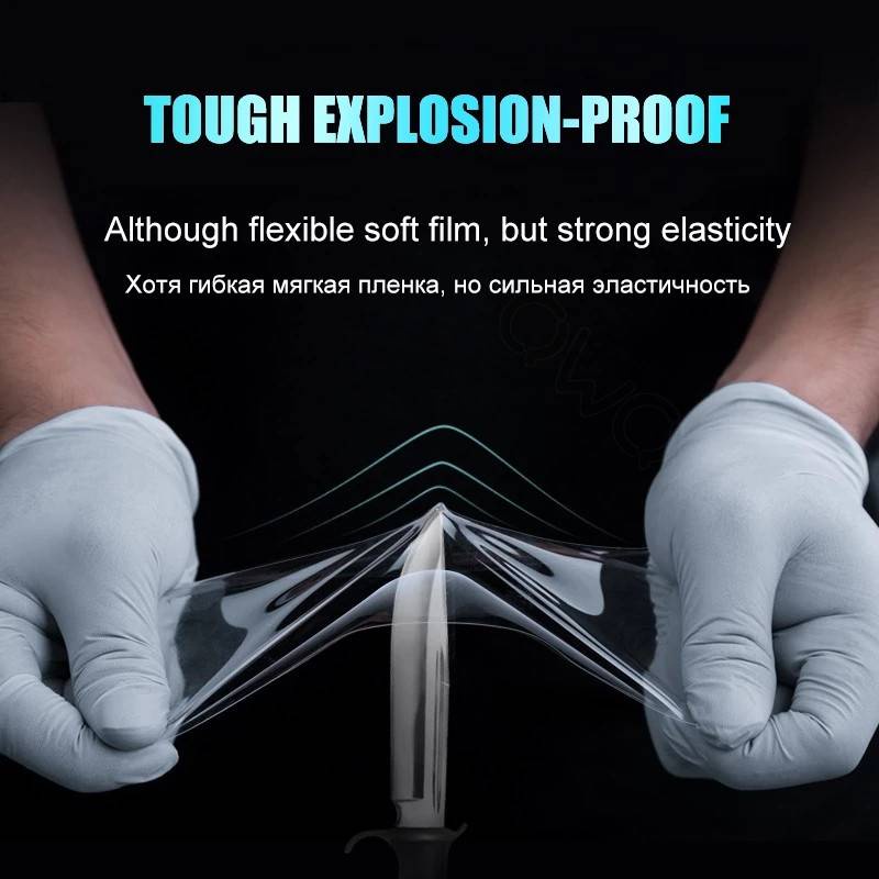 9999D Full Cover Hydrogel film Screen Protector on the For OnePlus 7t / 7 pro / 7 / 7t pro / 6t / 6 / 5t / 5 / 8 / 8 pro / 8t / 9 / 9 pro / 9R Protective film Not Glass