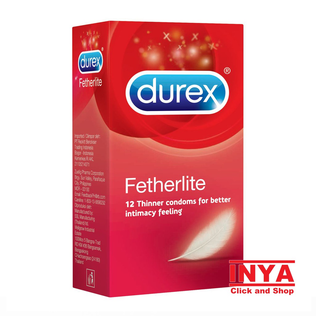 DUREX FETHERLITE isi 12pcs - Imported Condom - Kondom