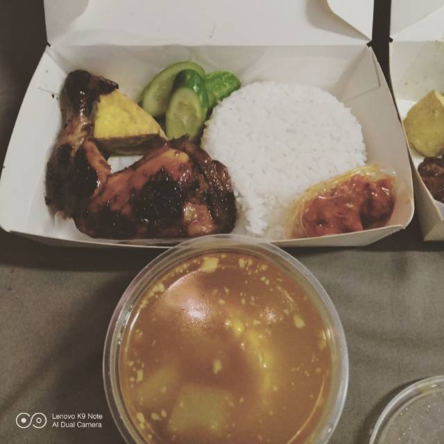 

Ayam Bakar sambal kecombrang+sayur asem