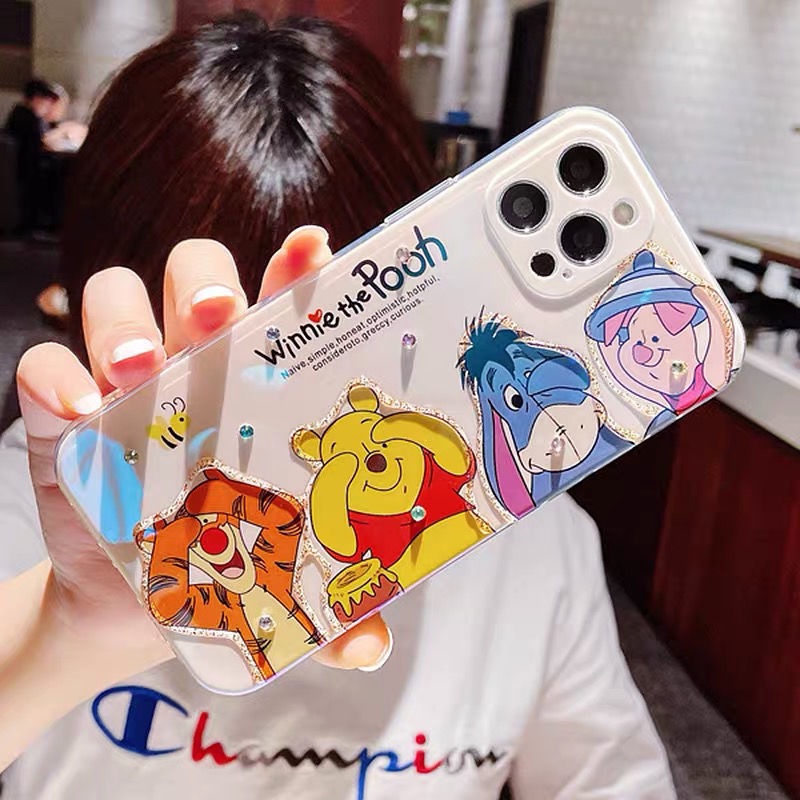 Cute Cartoon Pattern IPhone Case 11 13 12 Pro Max ProMax 7 8 Plus X Xs XsMax Soft Case