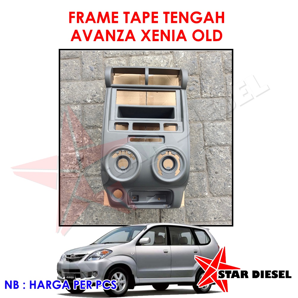 FRAME TAPE TENGAH TOYOTA AVANZA LAMA DAIHATSU XENIA LAMA 55412-HZ170E1 DASHBORD TENGAH AVANZA XENIA