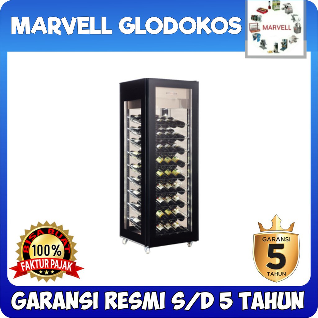 WINE COOLER GEA RT-400L-2 KULKAS WINE 9 RAK MINUMAN KAPASITAS 81 BOTOL ORIGINAL GARANSI RESMI