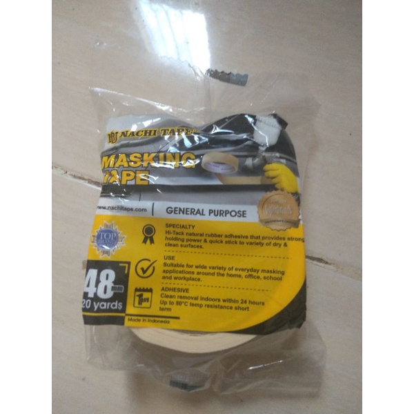 

Masking Tape Lakban Kertas 48 x20 y Nachi