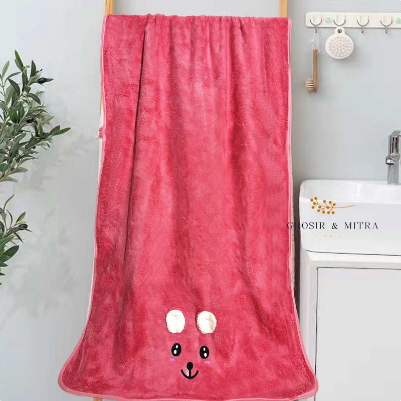 Handuk Mandi Dewasa Handuk Mandi Handuk Bayi Anak Baby Handuk Microfiber Lembut Berdaya Serap Tinggi Kamar Mandi Kimono Unisex Handuk couple Murah Handuk 70X140CM