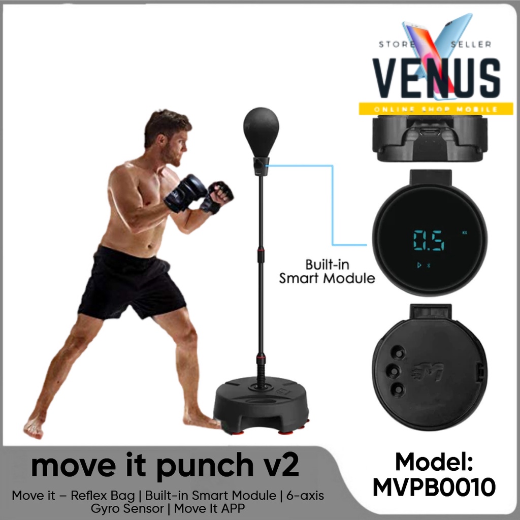 Move it Smart Reflex Bag Punching Ball V2 Boxing Samsak Tinju Standing