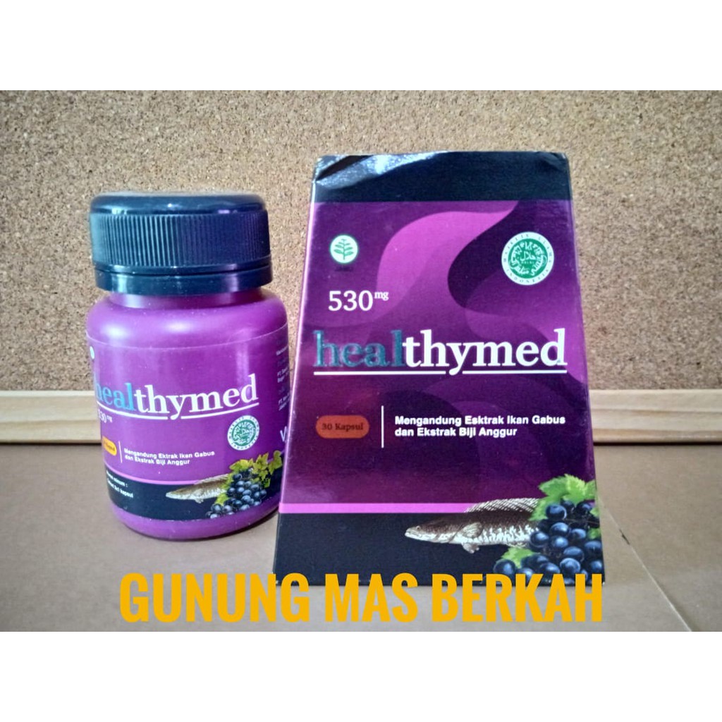 HEALTHYMED Healthymed healthymed  Isi 30 Kapsul - Ekstrak Ikan Gabus dan Ekstrak Biji Anggur untuk A