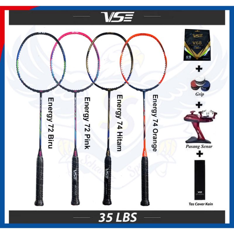 Raket Badminton VSE 35LBS Kuatt
