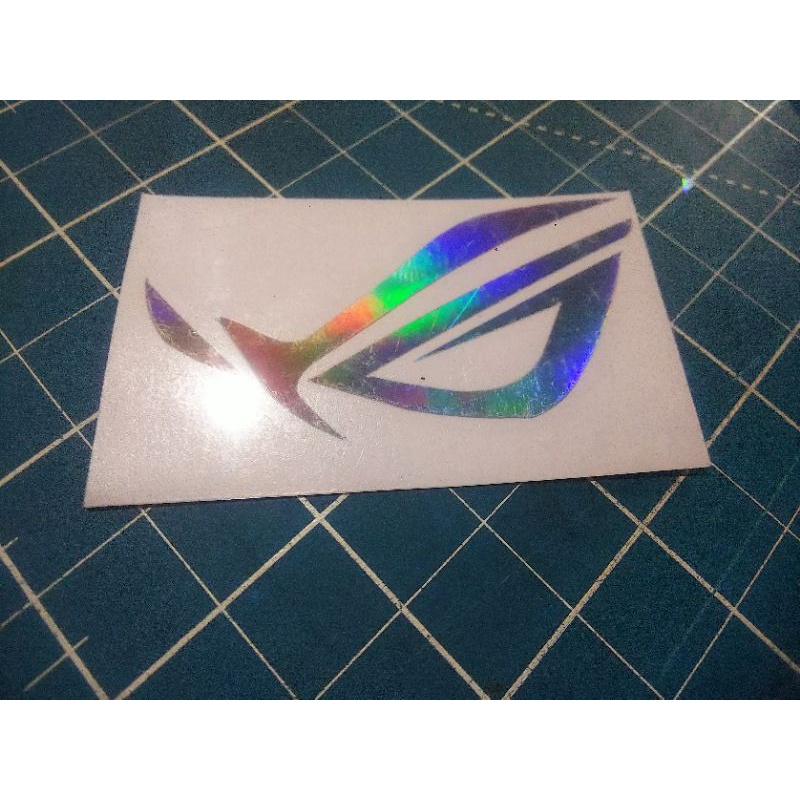 Sticker Cutting ROG Setiker Gaming Komputer Hologram Republic Of Gamers Setiker PC A30