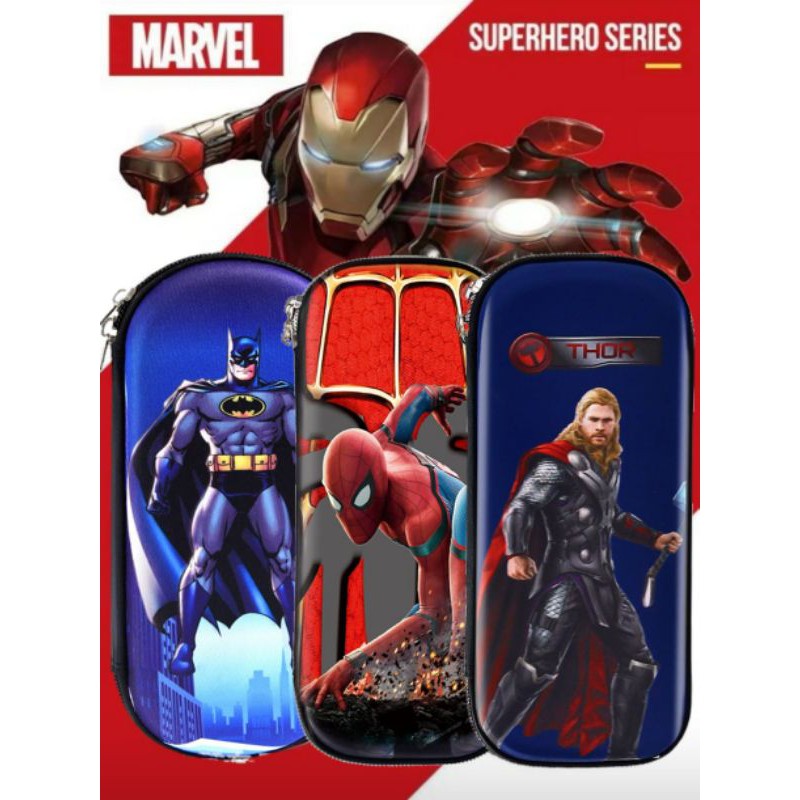 

Kotak Pensil Hard Case Anak Laki-laki Karakter Rocket Astro Super Hero Minion