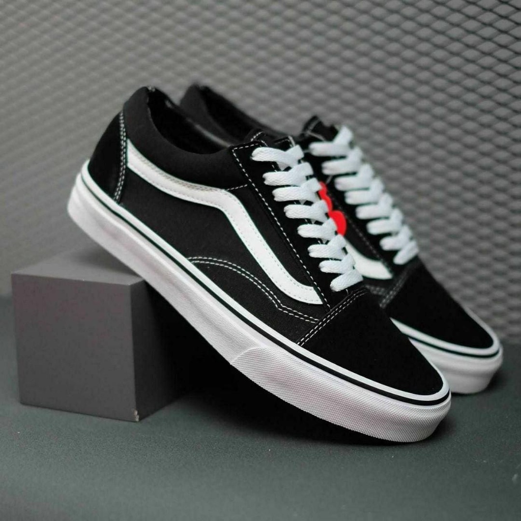 sepatu pria sekolah VANS oldschool classic vans OS grade original import from japan (PREMIUM QUALITY)