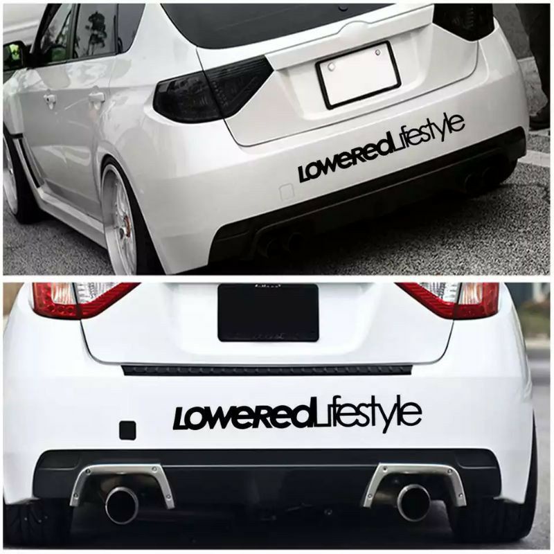 

stiker cutting keren paduka LOWRED LIFESTYLE cocok untuk bodi mobil, kaca mobil