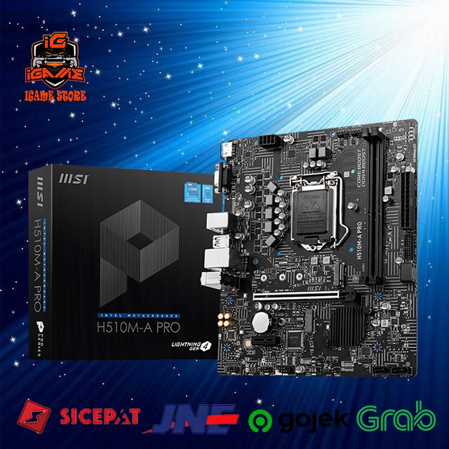 MSI H510M-A PRO (LGA1200, H510, DDR4, USB3.2, SATA3) NAMPOL GAN