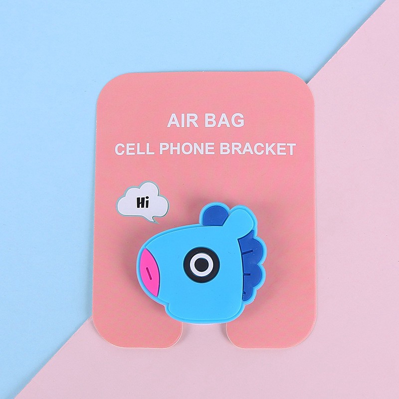 POP SOCKET KARAKTER BTS KPOP HOLDER BT21 POPSOCKET HANDPHONE IMUT 3D HP010