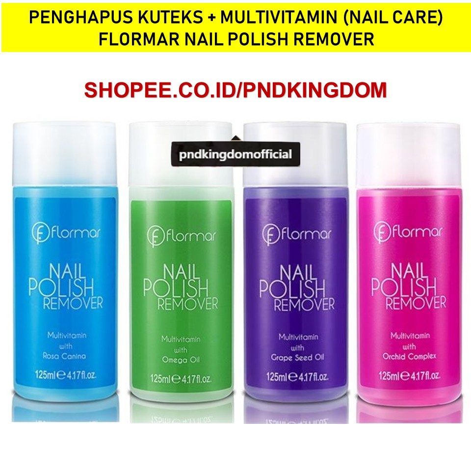  ORIGINAL Flormar  Penghapus Kutek Halal  Nail Polish 