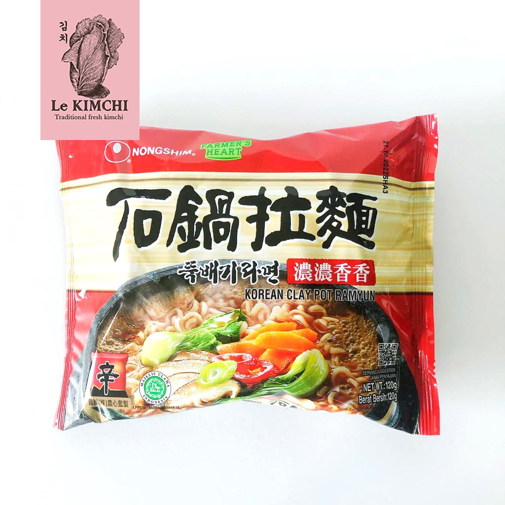 Nongshim Claypot Ramen HALAL - Ramen Korea - Korean noodle Mie Instan Korea Ramyun