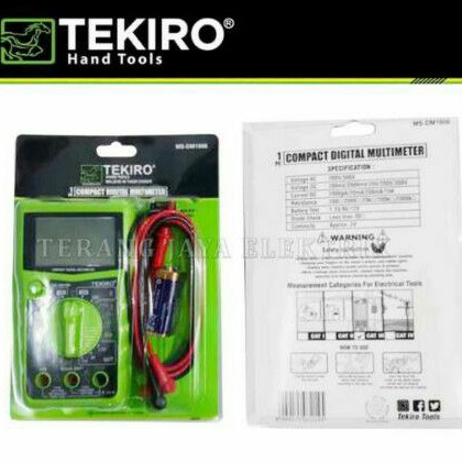 tekiro dm 1906 multimeter multitester avometer digital dm1906