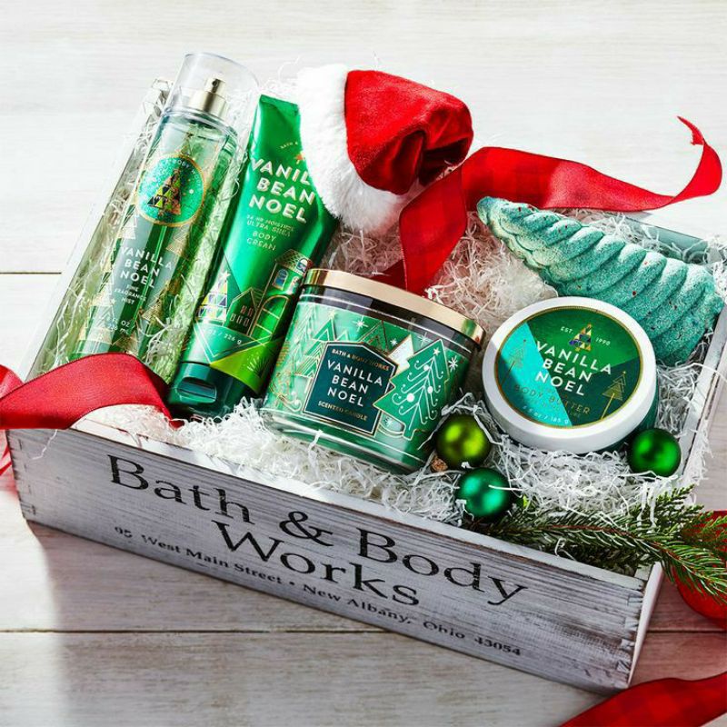 BATH &amp; BODY WORKS BBW VANILLA BEAN NOEL SERIES MIST LOTION SHOWER GEL BODY CREAM HAND CREAM SHOWER GEL BODY CREAM LOTION MIST WASH WALLFLOWER ROOMSPRAY SCENTPORTABLE GENTLE GEL DEEP CLEANSING GENTLE FOAMING CREAMY LUXE