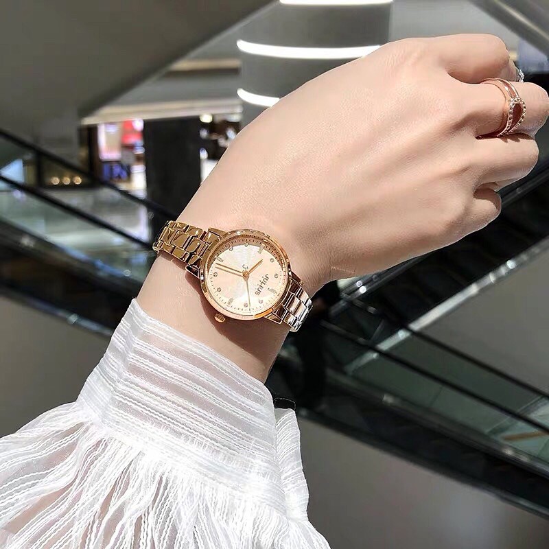 JULIUS JA-1167 Bagsomnia Elegant Ladies Watch Rantai Jam Tangan Korea Original Kecil