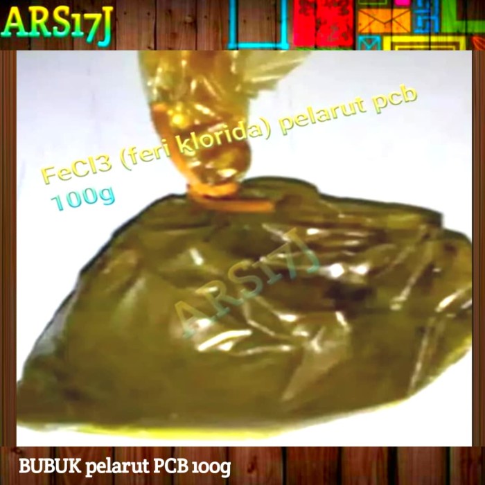 74W050 Pelarut Pcb Atau Fecl3 (Feri Chlorida) 100Gram Y5lpw