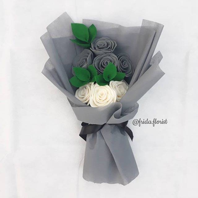 Buket Bunga Flanel / Buket Flanel