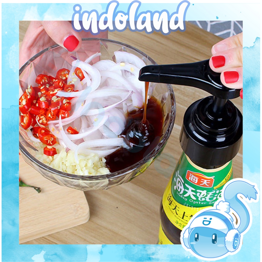 ☀ INDOLAND ☀ R402 Alat Tekan Saus Oil / Syrup Alat Press Pompa Tekan Untuk Botol Saus Kecap