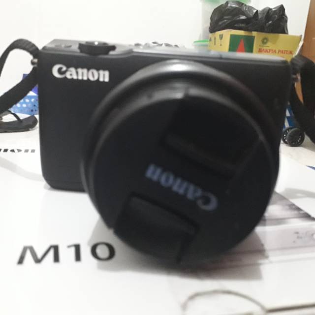 JUAL CEPAT PROMO CANON EOS M10 KIT 15-45MM ORIGINAL  KAMERA MIRRORLESS CANON LENSA