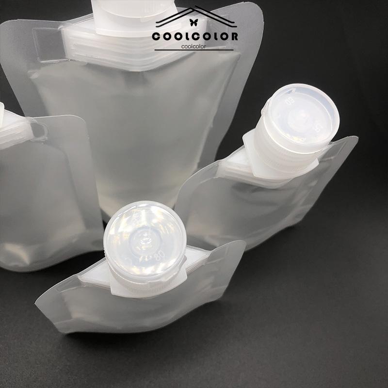 COD❤️30ml /50ml /100ml Travel Lotion Sub-kemasan Tas Kosmetik Minyak Esensial Tas Nozzle Flip-top- cl