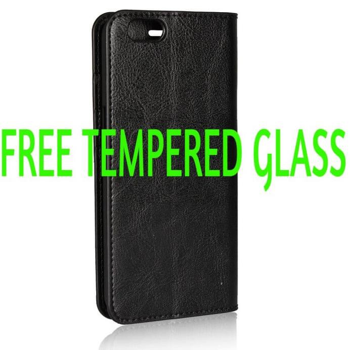 CASING HP OPPO A57 OPPO F7 LEATHER FLIP CASE WALLET DOMPET KULIT