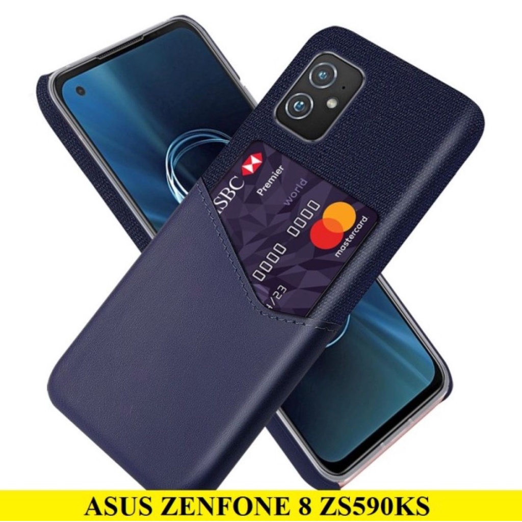 CASE Zenfone 8 ZS590KS LEATHER CASE WALLET CARD HOLDER