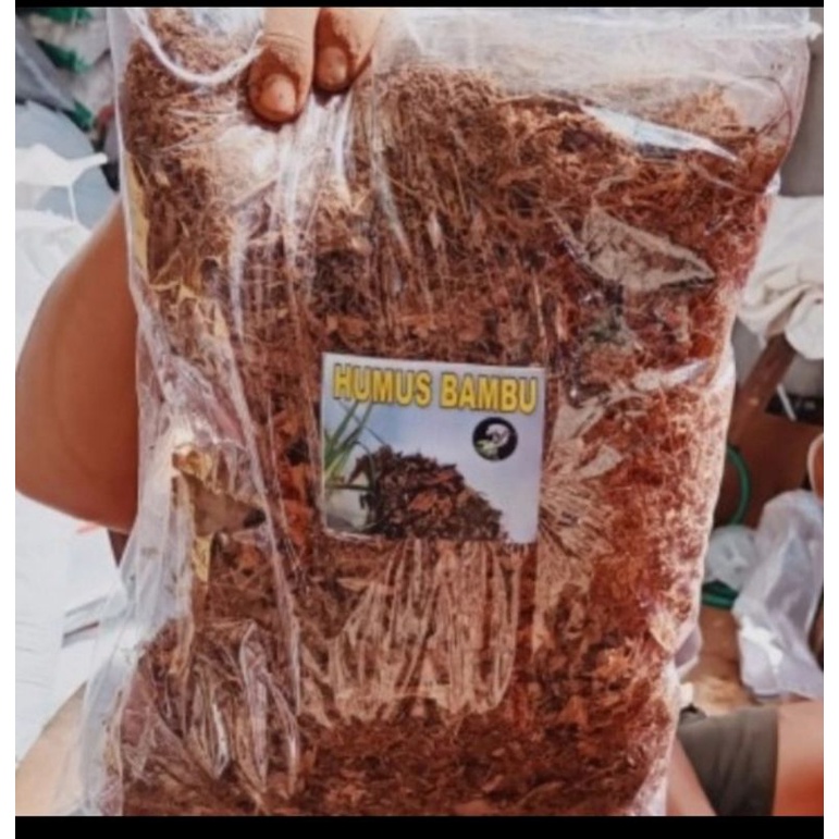 Humus akar bambu, humus organik murni, super subur,metan premium