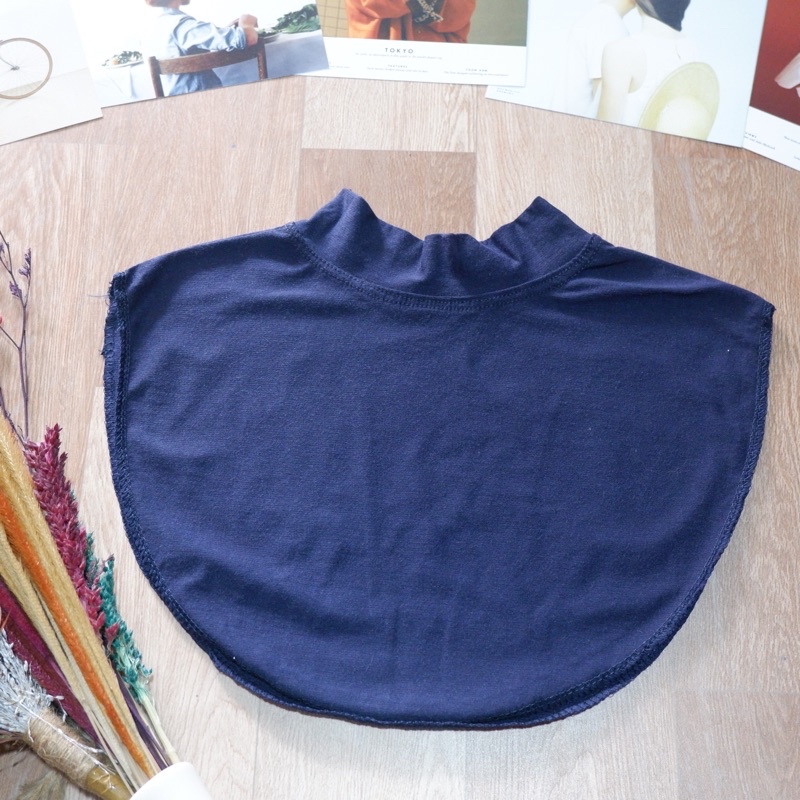 Manset Leher Bahan Kaos Termurah-Navy