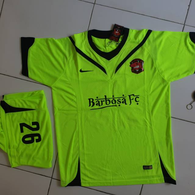 Jersey Kostum GK Goalkeeper Barbosa Fc