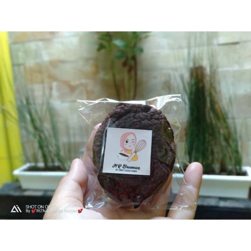 

Brownies panggang coklat cocochip