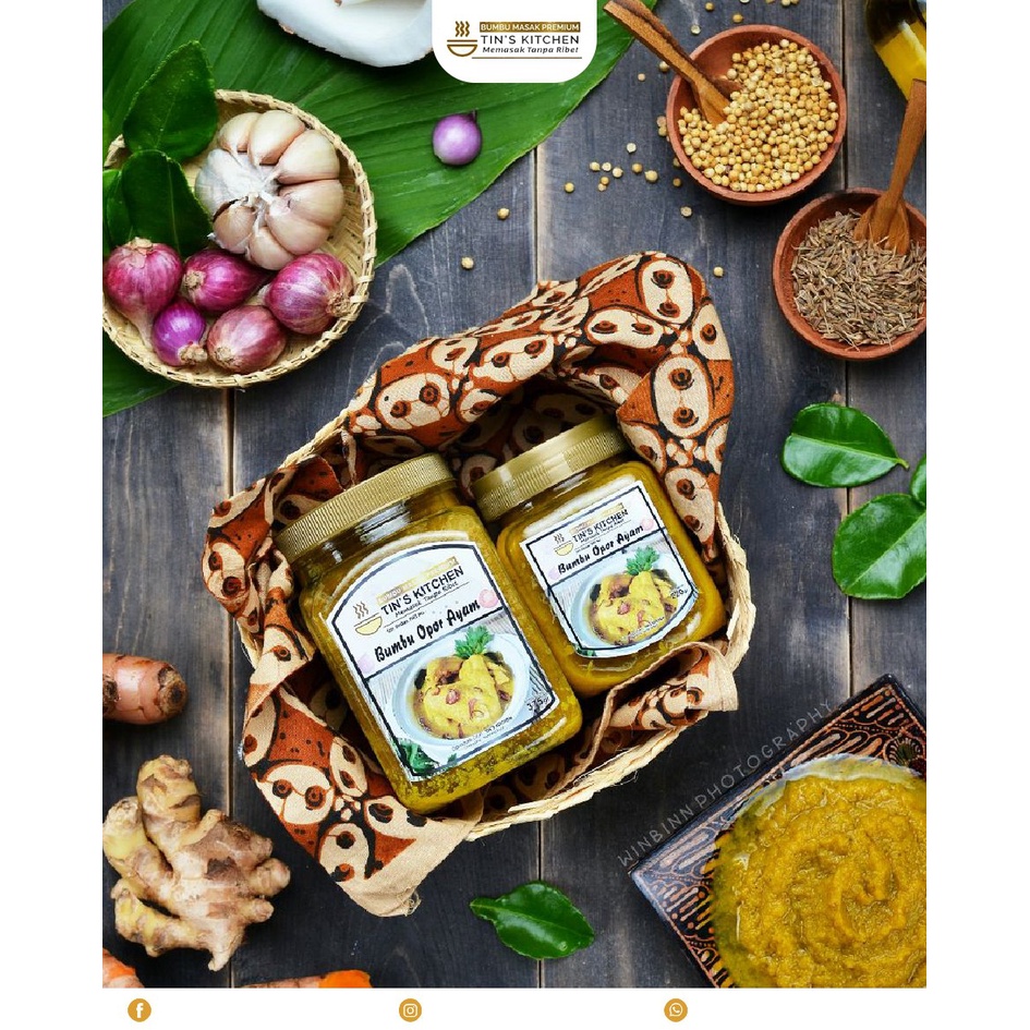 

Bumbu Masak Enak Opor Ala Resto Tin's Kitchen Bumbu Instan Premium 375gr