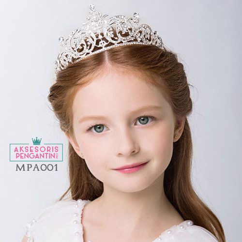 (LIMITED STOK) HEADPIECE AKSESORIS CROWN MAHKOTA PESTA ANAK WANITA MODERN MPA001