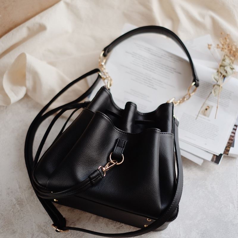 BJ21900 - BLACK/BROWN - TAS WANITA FASHION IMPORT MODIS ELEGAN TERMURAH TERLARIS TERBARU BAGSTORE JAKARTA TAS BATAM JT1900