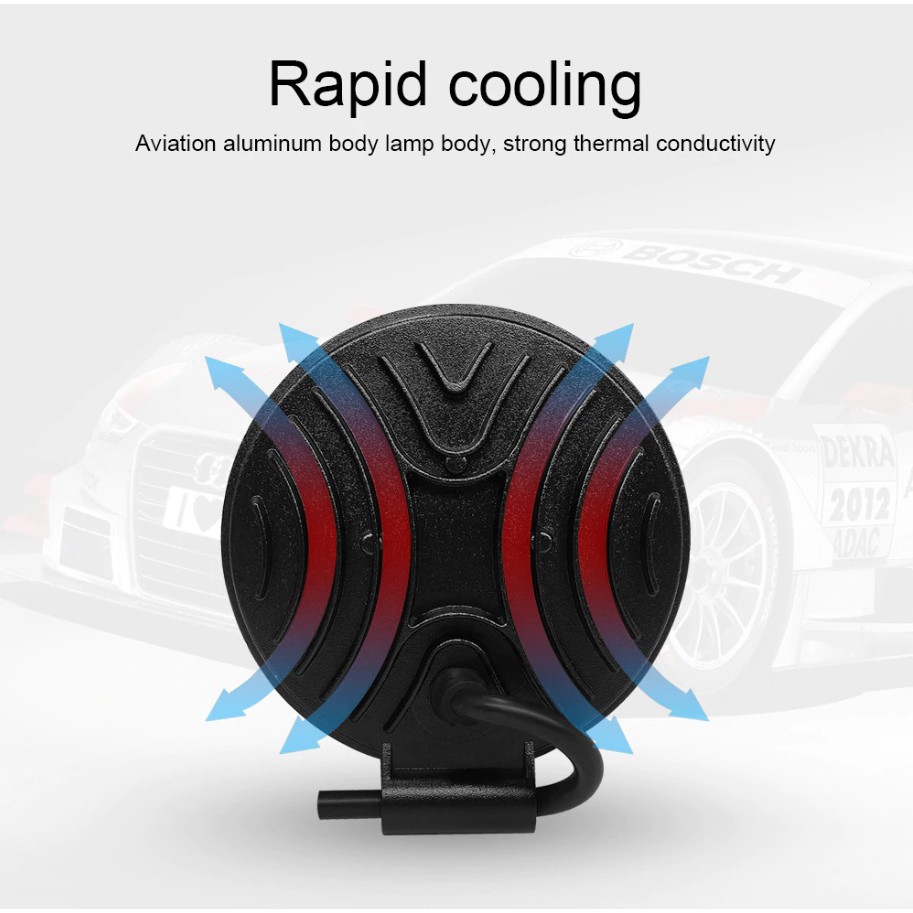 [L152] Lampu Bulat 9 LED Sorot Worklamp Mobil Motor Nmax PCX Aerox Vario Xmax ADV CB 150 Vixion CBR