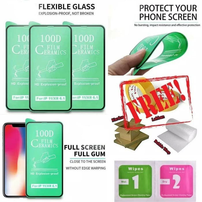 Oppo Realme C17 C15 C12 C11 C3 C2 C1 8 7 7i 6 5 5i 5s 3 2 Pro X XT Tempered Glass Ceramic Full Cover