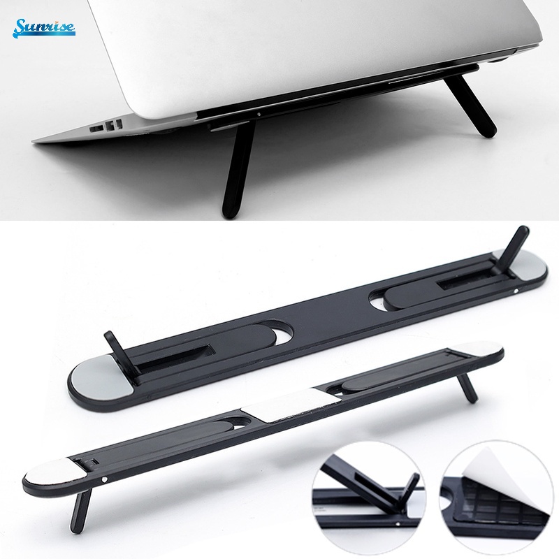 Stand Holder Laptop / Notebook Universal Portable Bisa Dilipat Dengan Perekat