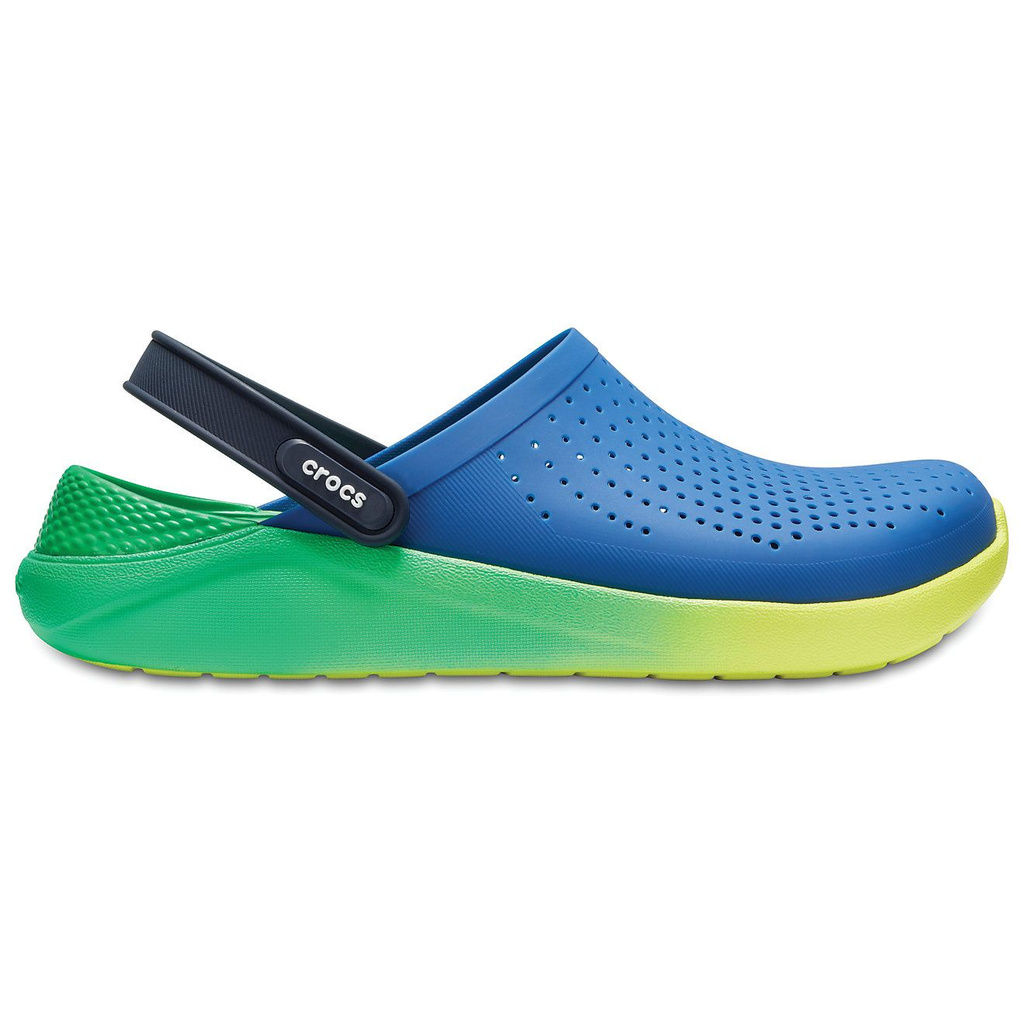 Crocs Literide Clog 2 Unisex Pria dan Wanita Original - BlueGreen