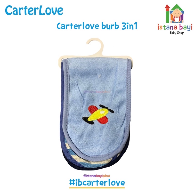 Carterlove Baby Brup/tatakan iler/Bibs bahan Handuk Isi 3 5368-2