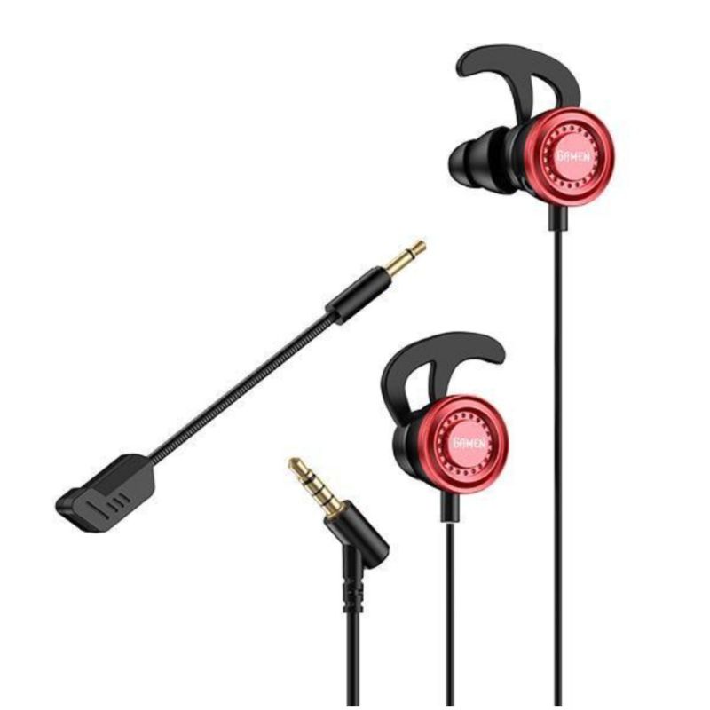 [G-E200] HEADSET GAMING Hi-Res AUDIO EARPHONE GAMING DUAL MICROPHONE