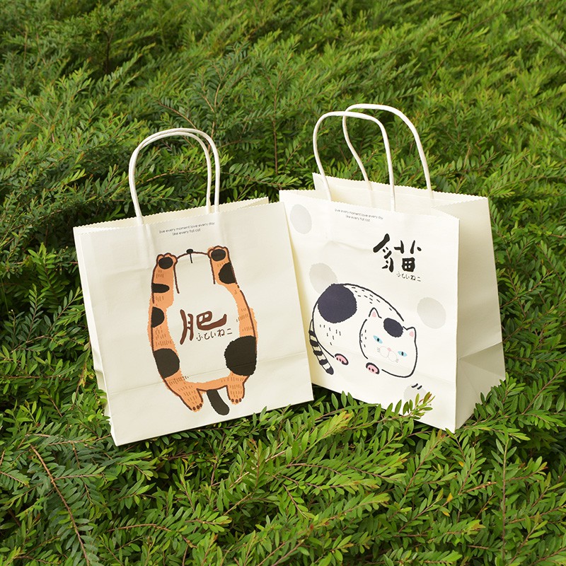 

Tas Kertas / Chubby Cat Fancy Paper Bag Medium / Tas Serbaguna