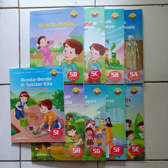 Buku Teks Tematik Terpadu kelas 5 SD (Paket 5A-5I)