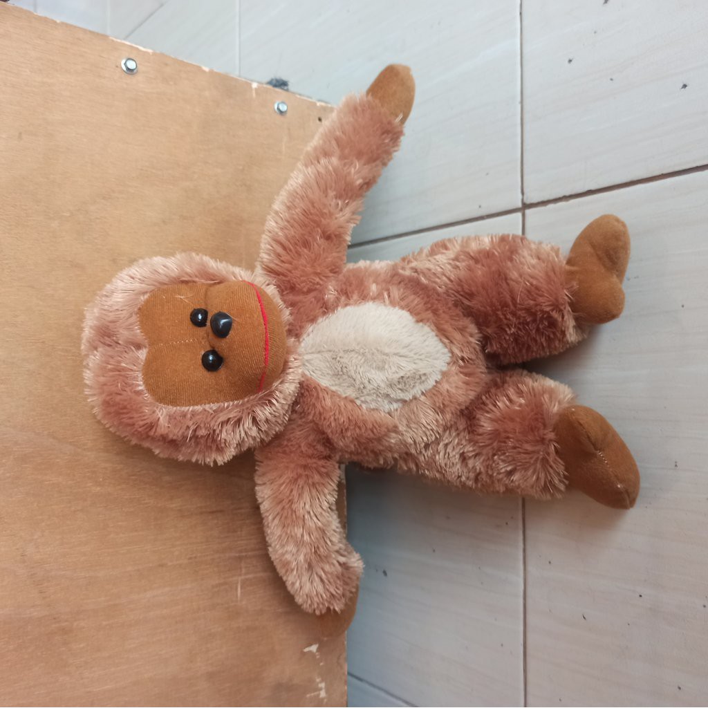 BONEKA MONYET S baby milo MUKA KAIN MURAH TERLARIS BISA COD