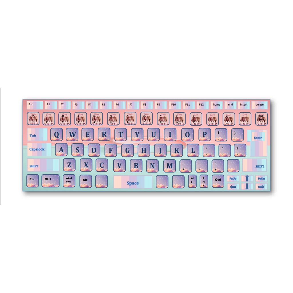 (PROMO)sticker keyboard laptop pink lenovo thinkpad x230