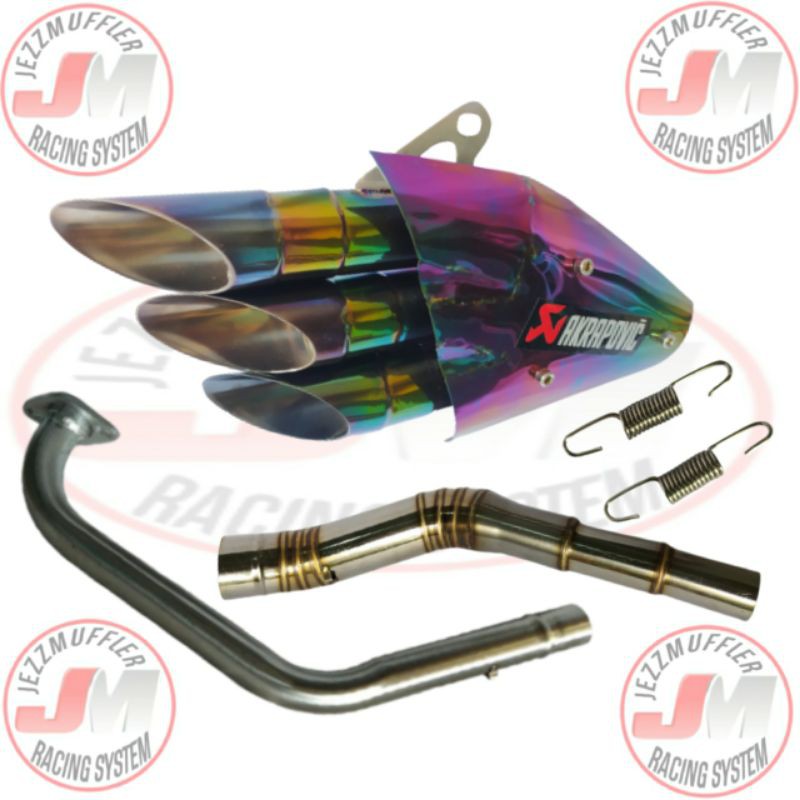 KNALPOT.AKRAPOVIC.CABANG3.PELANGI.BUATMOTOR.CBR.VIXION.CB150.R15.BYSON.SCORPIO.VERZA.AEROX.GSX.NMAX.