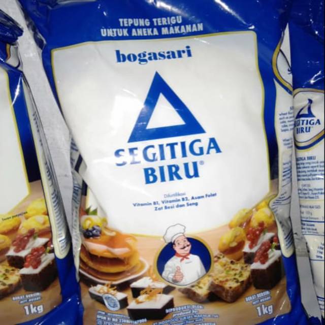 

Terigu segitiga biru Bogasari 1kg